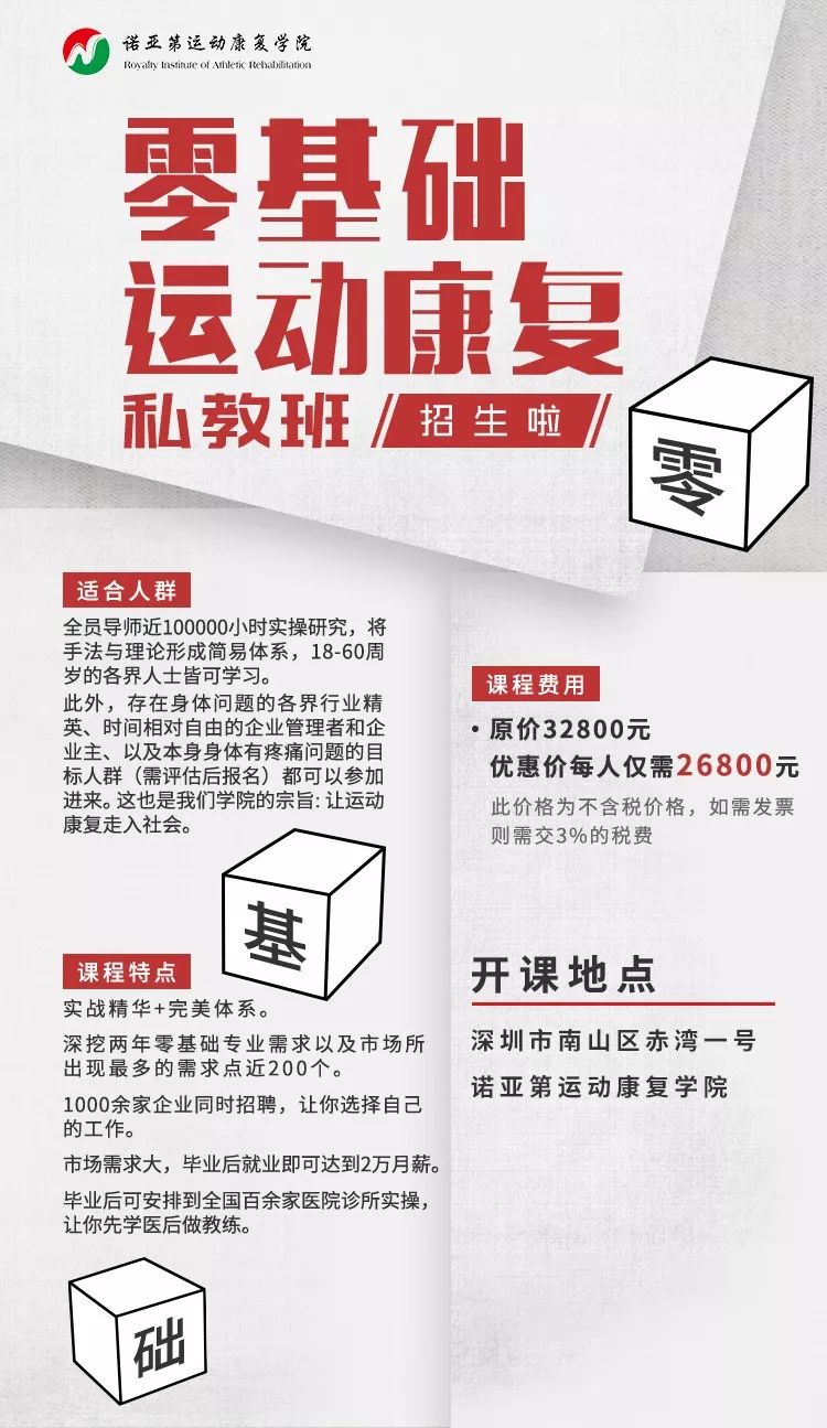 【诺亚第运动康复零基础】课程简介(图1)